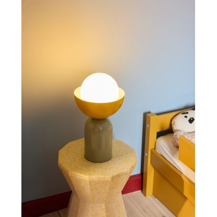 Osram - Stolná lampa DECOR BOWL 1xE14/25W/230V zelená/žltá