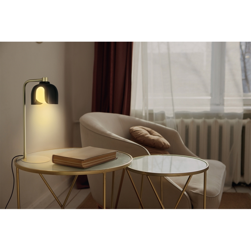 Osram - Stolná lampa DECOR COROLLE 1xG9/20W/230V čierna/zlatá