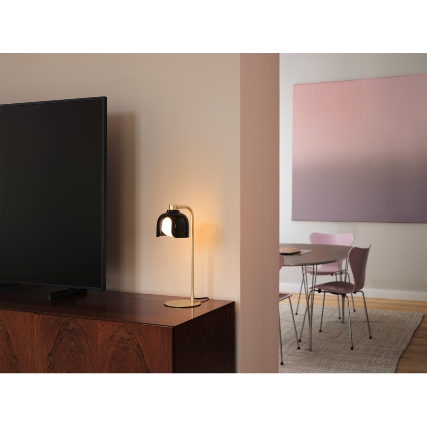 Osram - Stolná lampa DECOR COROLLE 1xG9/20W/230V čierna/zlatá