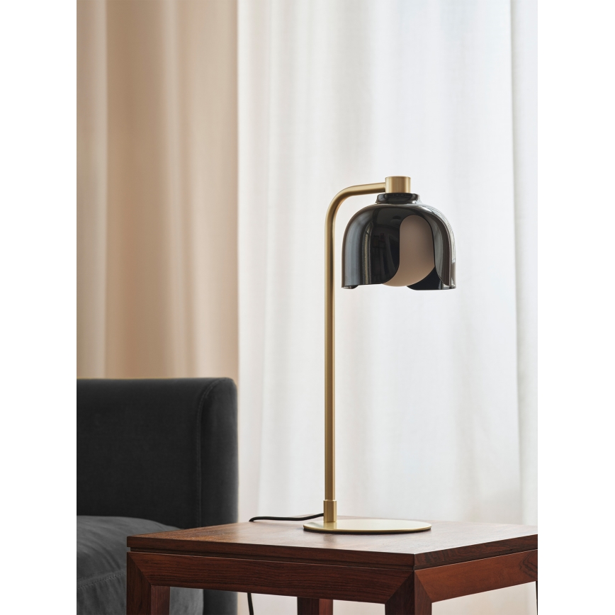 Osram - Stolná lampa DECOR COROLLE 1xG9/20W/230V čierna/zlatá