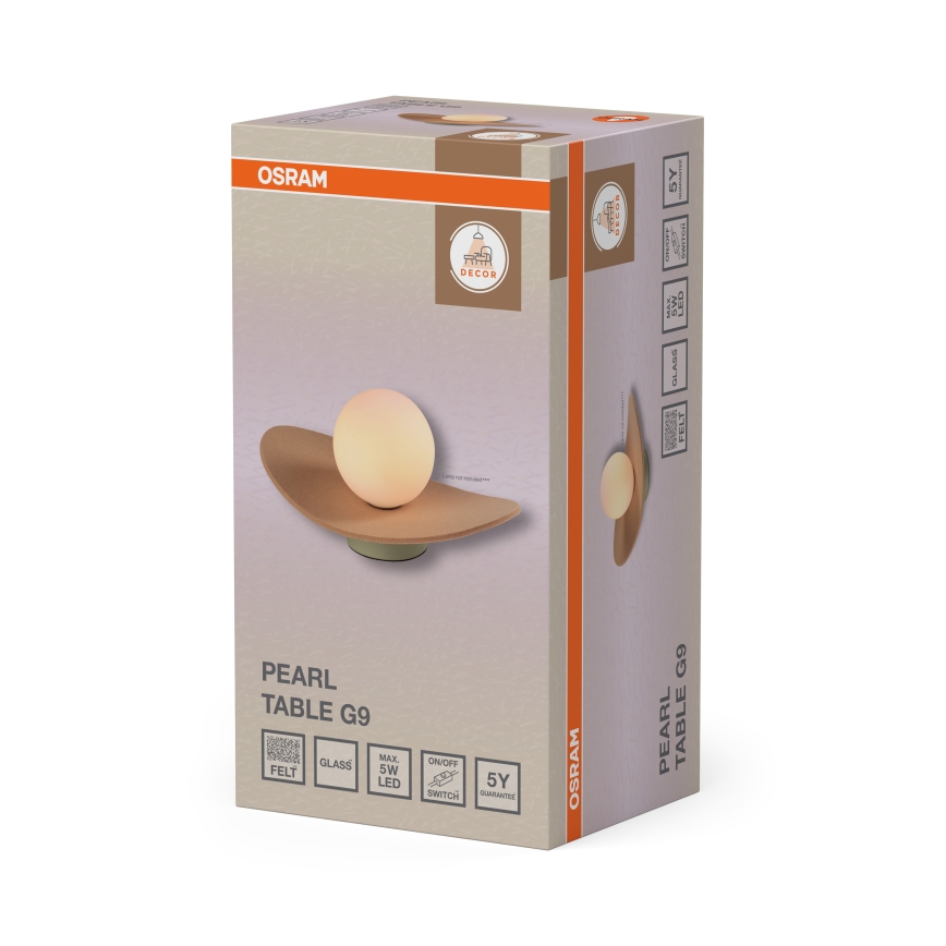 Osram - Stolná lampa DECOR PEARL 1xG9/5W/230V béžová