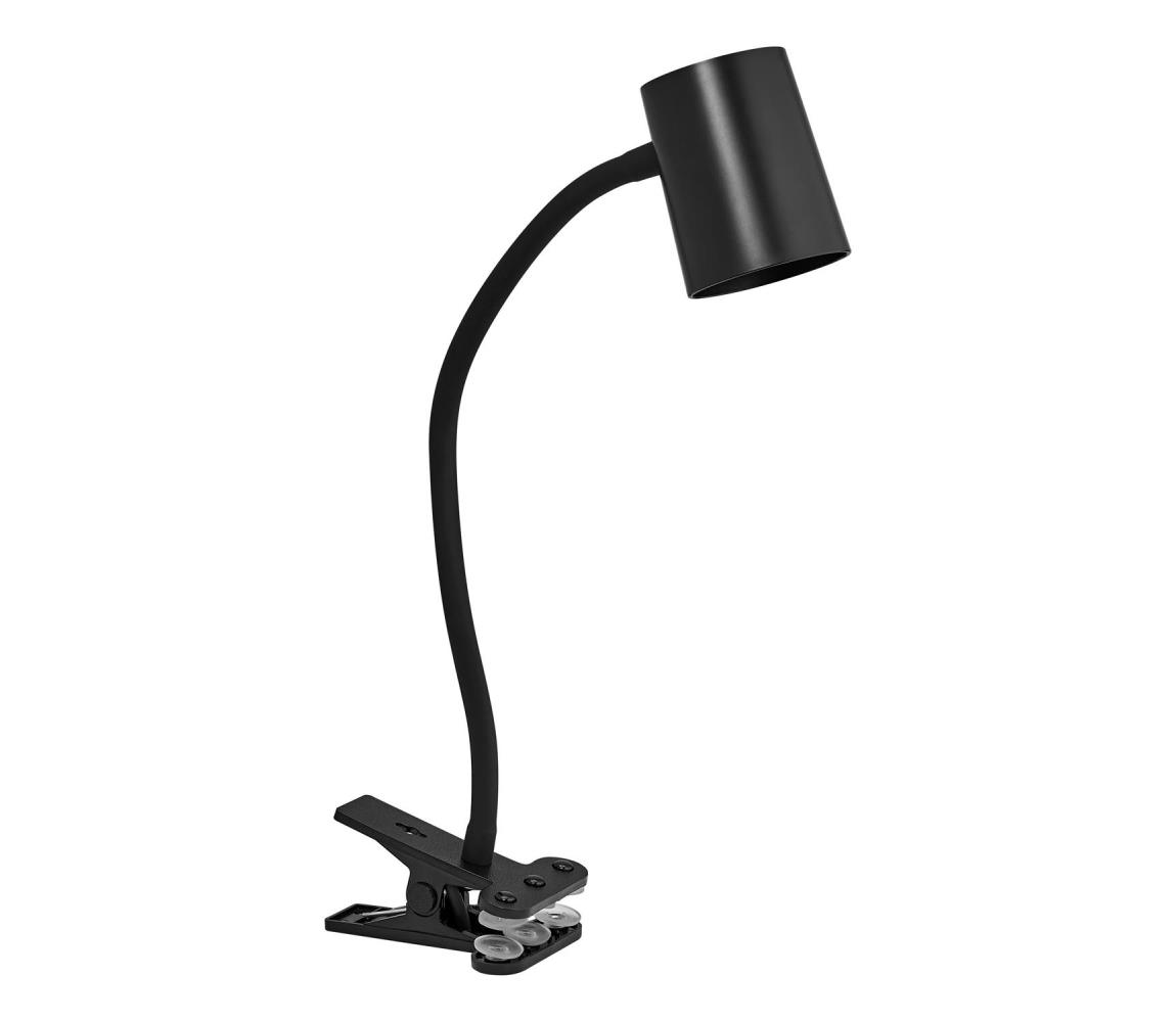 Osram - Stolná lampa s klipom DESK LINE 1xGU10/9W/230V čierna 4099854464416