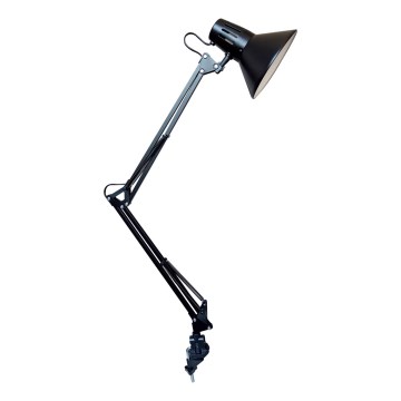 Osram - Stolná lampa s uchytením PANAN 1xE27/11W/230V čierna