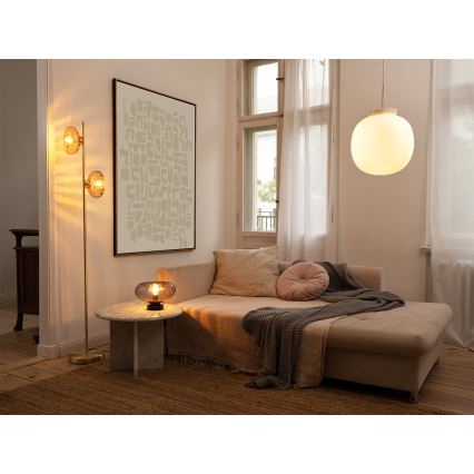 Osram - Stolová lampa DECOR SMOKE 1xE27/12W/230V čierna/dymovošedá