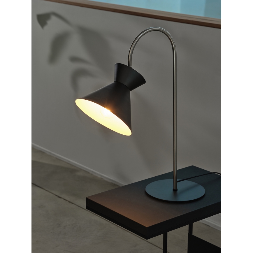 Osram - Stolová lampa DECOR WAIST 1xE27/40W/230V čierna