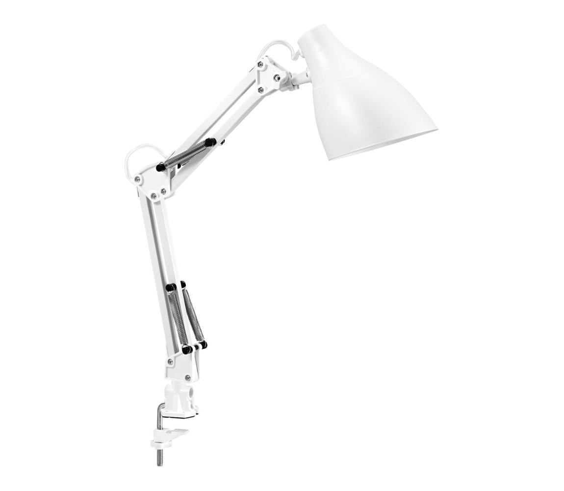 Osram - Stolová lampa s klipom DESK LINE 1xE27/11W/230V biela 4099854464669