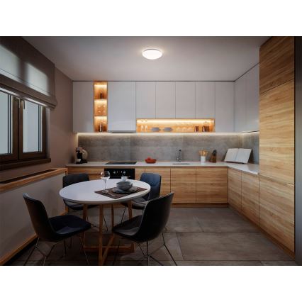 Osram - Stropné svietidlo CEILING ESSENTIAL 1xE27/25W/230V Ø 25 cm biela