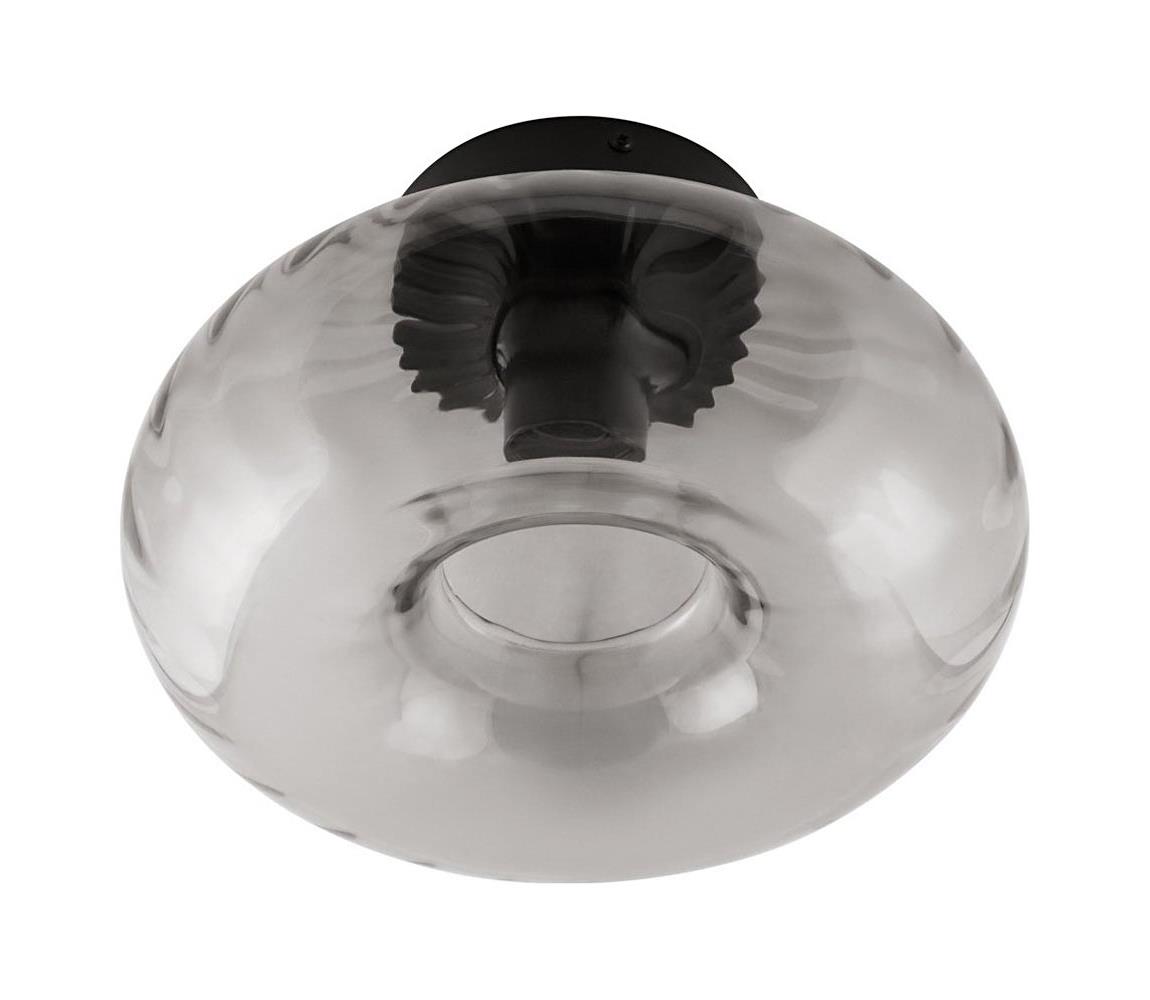 Osram - Stropné svietidlo DECOR SMOKE 1xE27/12W/230V pr.28 cm čierna/dymová sivá 4058075850026