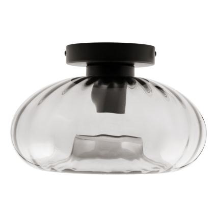 Osram - Stropné svietidlo DECOR SMOKE 1xE27/12W/230V, priemer 28 cm, čierne/dymovo-sivé