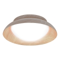Osram - Stropné svietidlo ORBIS MILAN 2xE27/10W/230V pr. 30,5 cm drevený dekor