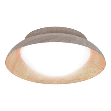 Osram - Stropné svietidlo ORBIS MILAN 2xE27/10W/230V pr. 30,5 cm drevený dekor
