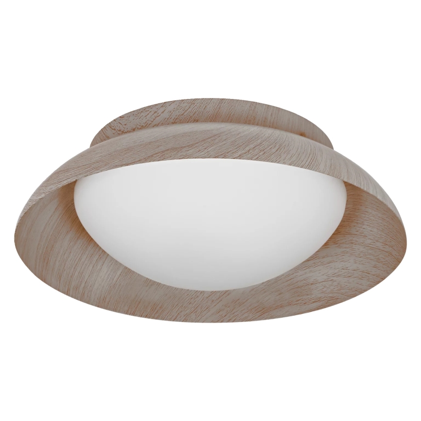 Osram - Stropné svietidlo ORBIS MILAN 2xE27/10W/230V pr. 30,5 cm drevený dekor