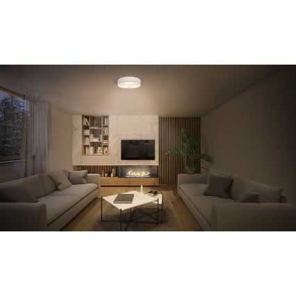 Osram - Stropné svietidlo ORBIS PARIS 2xE27/25W/230V, priemer 40 cm, biela