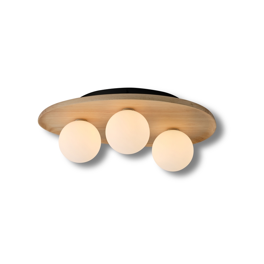 Osram - Stropné svietidlo WOOD NEST 3xG9/5W/230V kaučukovník