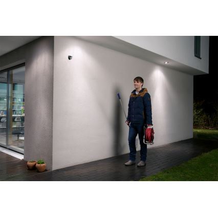 Osram - Vonkajší infračervený detektor pohybu 230V IP44 čierny