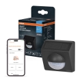 Osram - Vonkajší solárny pohybový senzor SMART+ 3,7 V antracit IP65 Wi-Fi 800 mAh