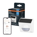 Osram - Vonkajší solárny senzor pohybu SMART+ 3,7V biely IP65 Wi-Fi 800 mAh
