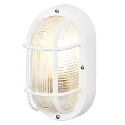 Osram - Vonkajšie nástenné svietidlo BULKHEAD 1xE27/10W/230V IP54 biele