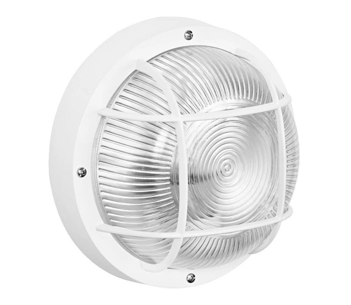 Osram - Vonkajšie nástenné svietidlo BULKHEAD 1xE27/10W/230V priemer 19 cm IP54 biela 4058075845602