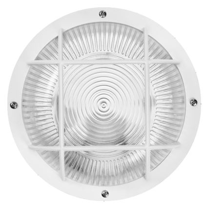 Osram - Vonkajšie nástenné svietidlo BULKHEAD 1xE27/10W/230V priemer 19 cm IP54 biela