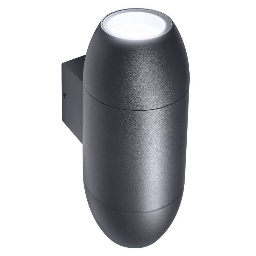 Osram - Vonkajšie nástenné svietidlo CANNON 2xGU10/35W/230V IP44 antracit