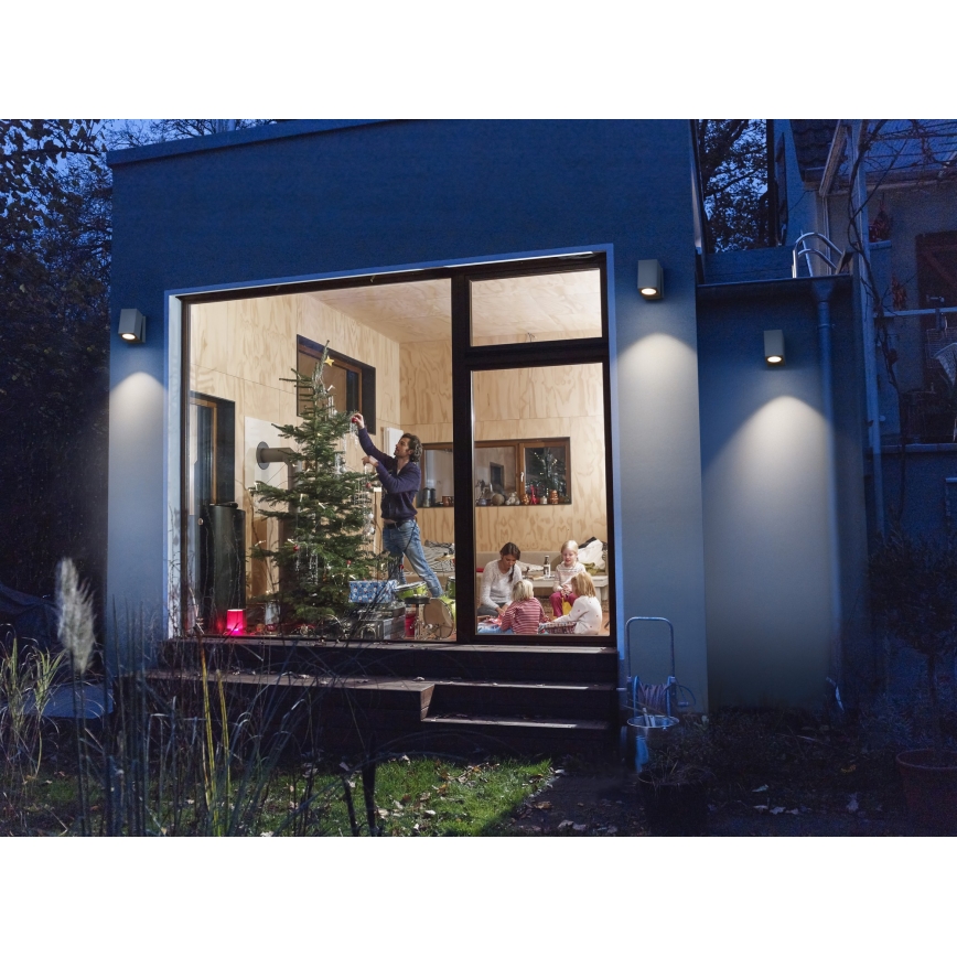 Osram - Vonkajšie nástenné svietidlo ENDURA CLASSIC 1xGU10/35W/230V IP44 sivé