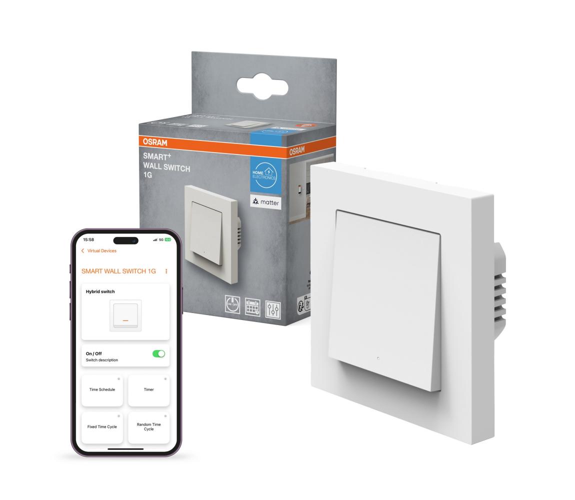 Osram - Vypínač 1-tlačidlový SMART+ MATTER 230V Wi-Fi 4058075849907
