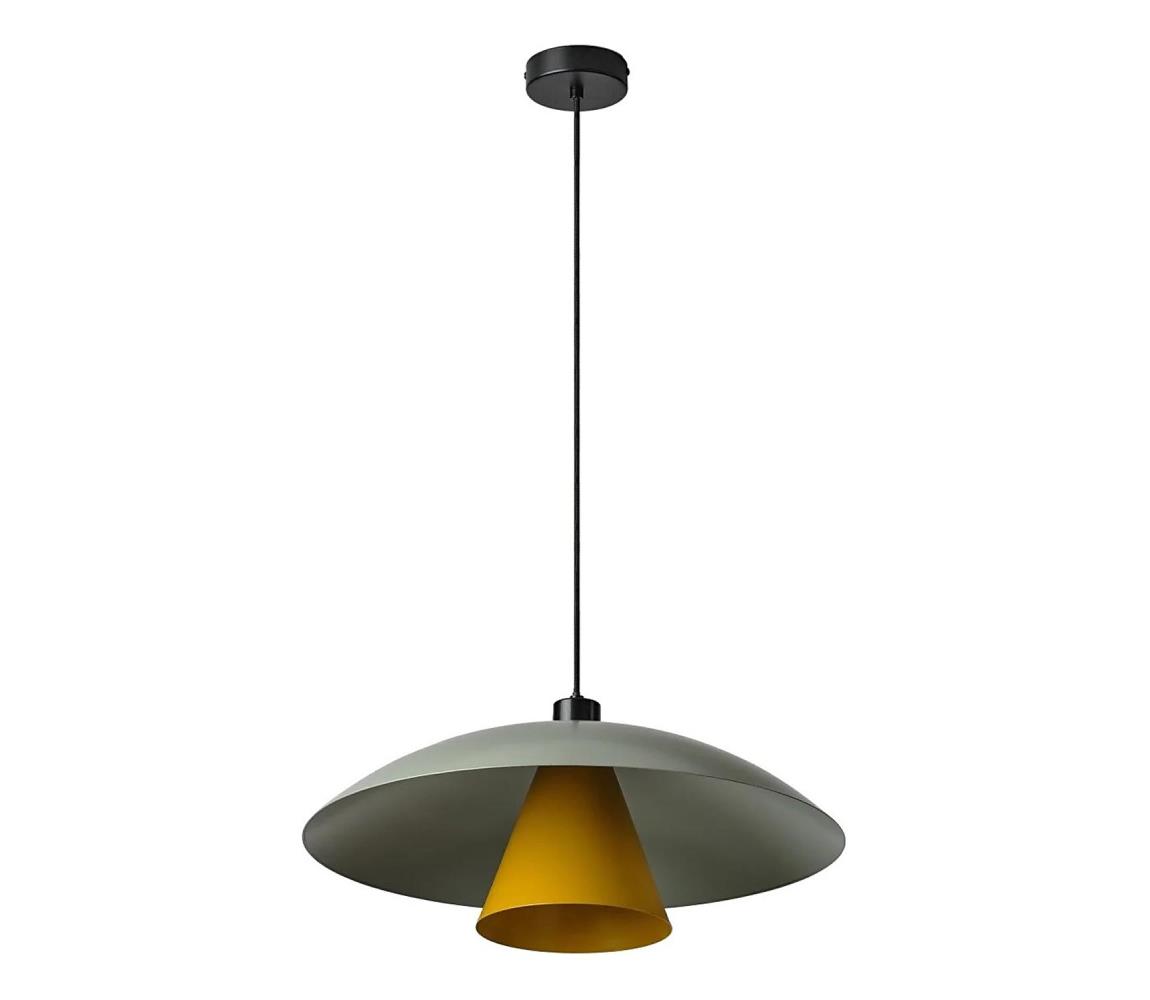Osram - Závesný luster na kábli DECOR FLYING MUSHROOM 1xE27/25W/230V, priemer 50 cm, zelený 4058075846944
