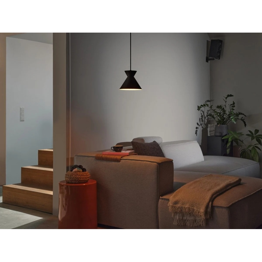 Osram - Závesný luster na lanku DECOR WAIST 1xE27/40W/230V čierna