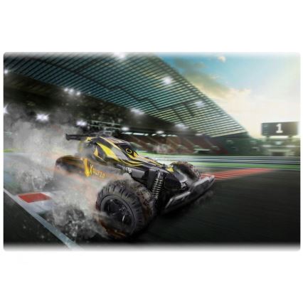 Overmax - diaľkovo ovládané RC auto X-RALLY 2.0, 1200 mAh, čierna/žltá