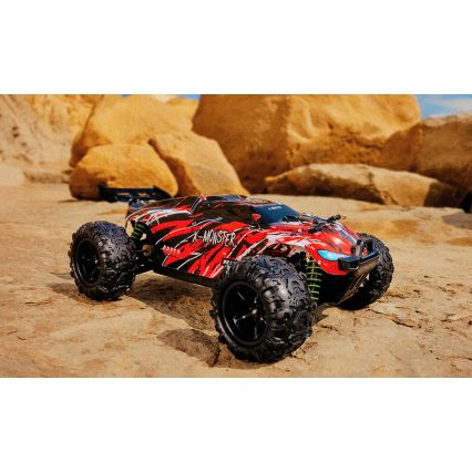Overmax - diaľkovo ovládané RC auto X-MONSTER 3.5 1700 mAh čierna/červená/zelená