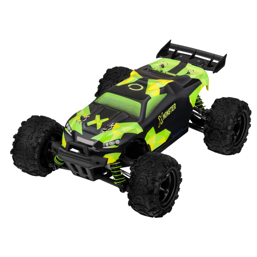 Overmax - diaľkovo ovládané RC auto X-MONSTER 3.5 1700 mAh čierna/červená/zelená