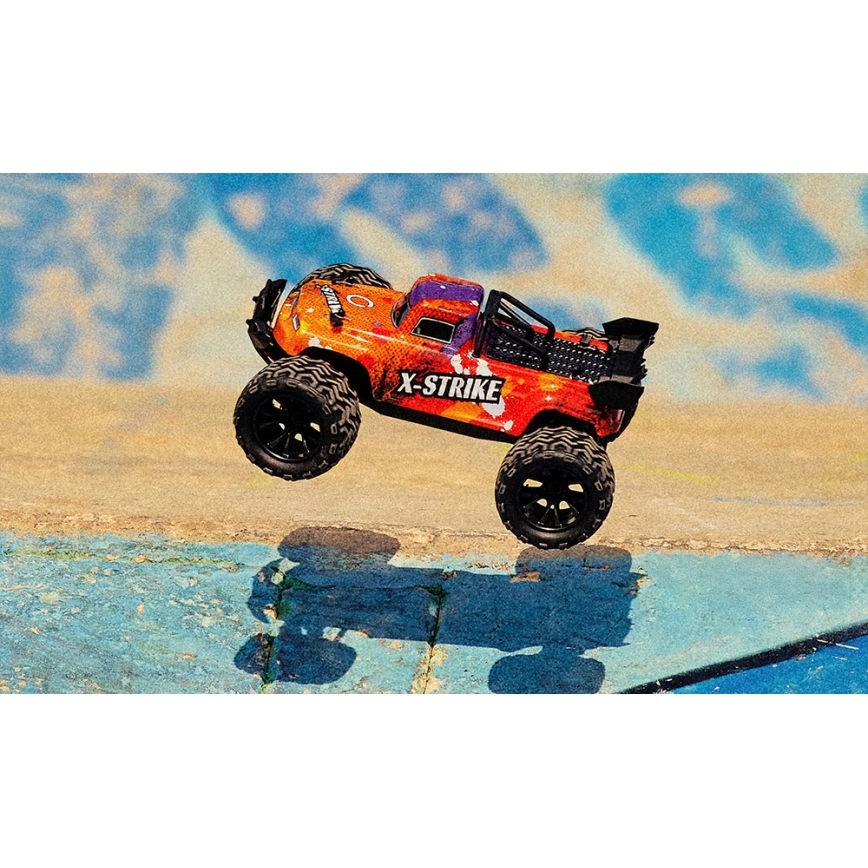 Overmax - RC auto na diaľkové ovládanie X-STRIKE 3000 mAh čierna/oranžová