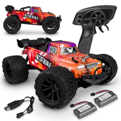 Overmax - RC auto na diaľkové ovládanie X-STRIKE 3000 mAh čierna/oranžová