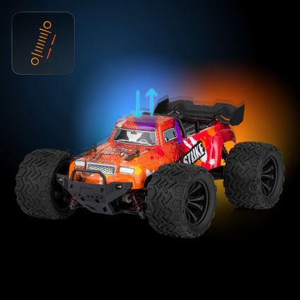 Overmax - RC auto na diaľkové ovládanie X-STRIKE 3000 mAh čierna/oranžová
