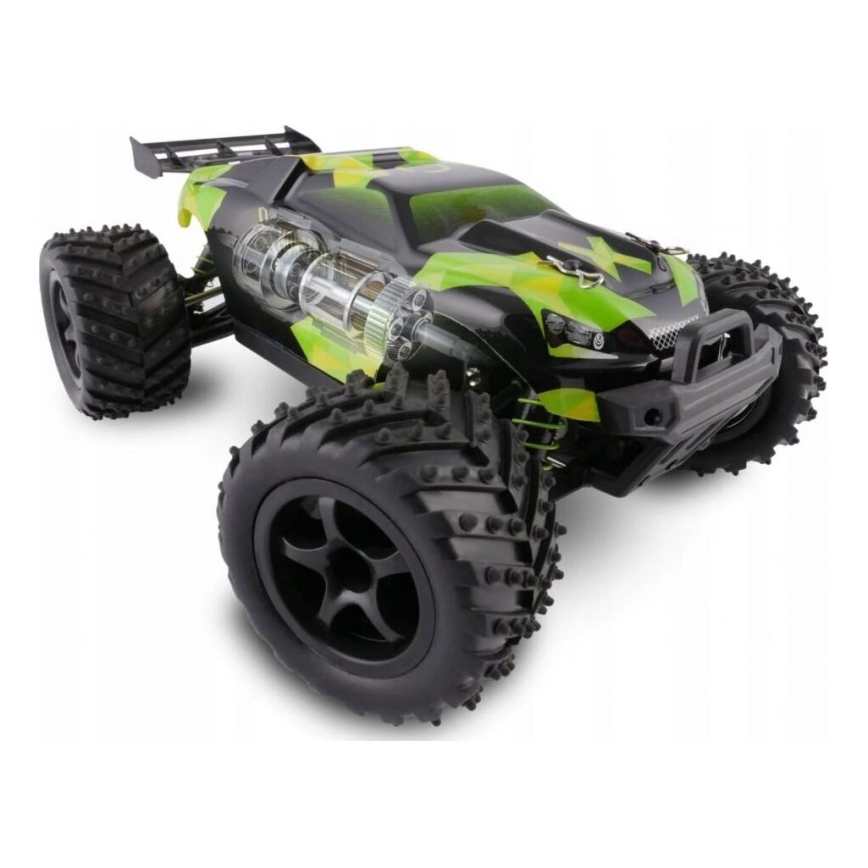 Overmax - RC auto X-MONSTER 3.0 na diaľkové ovládanie 1700 mAh Čierna/Zelená
