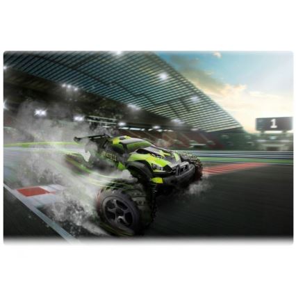 Overmax - RC auto X-MONSTER 3.0 na diaľkové ovládanie 1700 mAh Čierna/Zelená