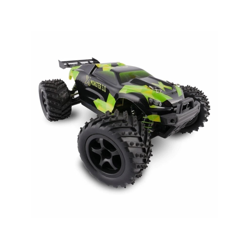 Overmax - RC auto X-MONSTER 3.0 na diaľkové ovládanie 1700 mAh Čierna/Zelená