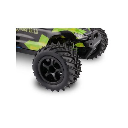 Overmax - RC auto X-MONSTER 3.0 na diaľkové ovládanie 1700 mAh Čierna/Zelená