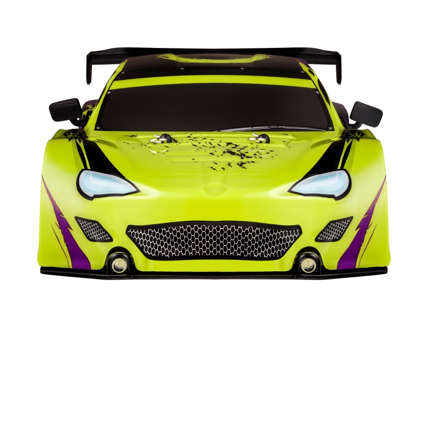 Overmax - RC drift auto na diaľkové ovládanie X-DRIFT 1000 mAh žltá/fialová