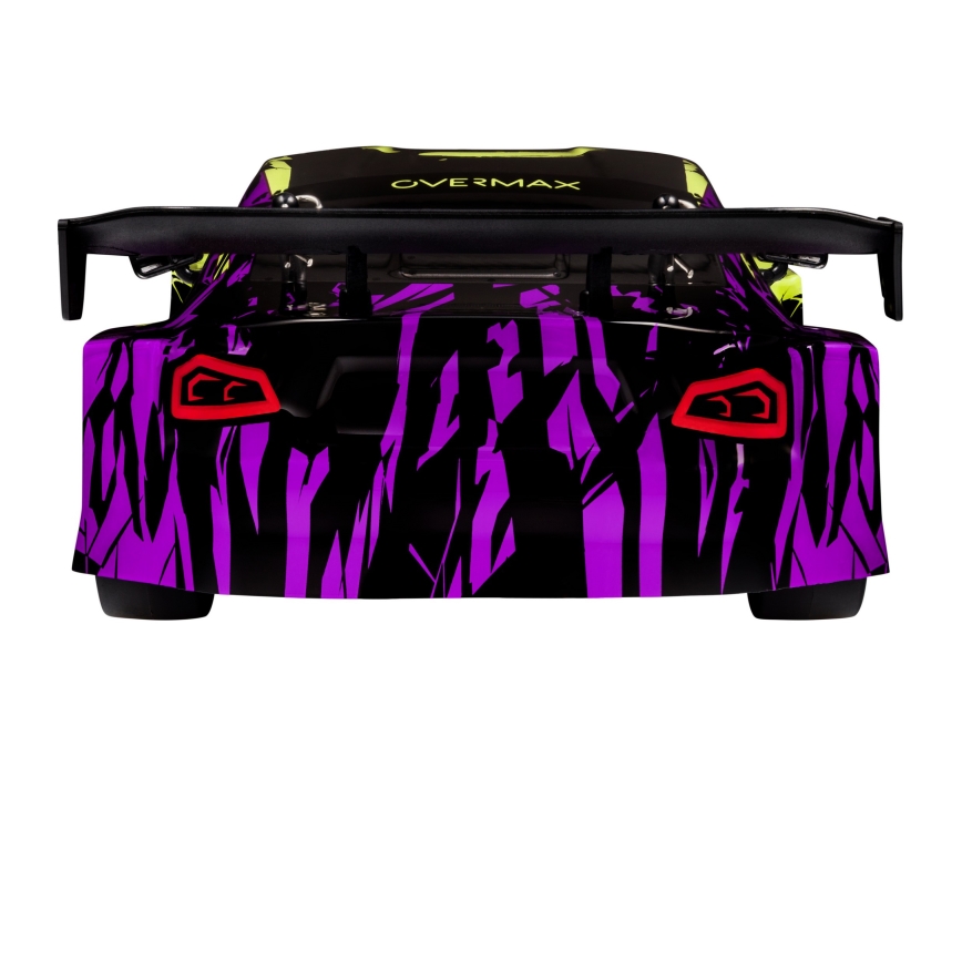 Overmax - RC drift auto na diaľkové ovládanie X-DRIFT 1000 mAh žltá/fialová