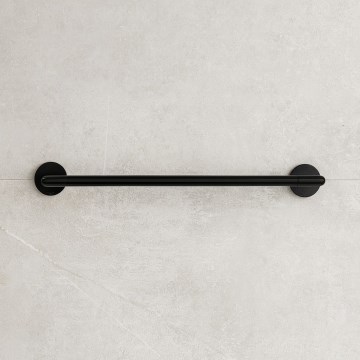 P.M.H. IN1B-L - Elektrický sušiak na uteráky INGA 17W/230V 85,9 cm IP44 ľavý/čierny