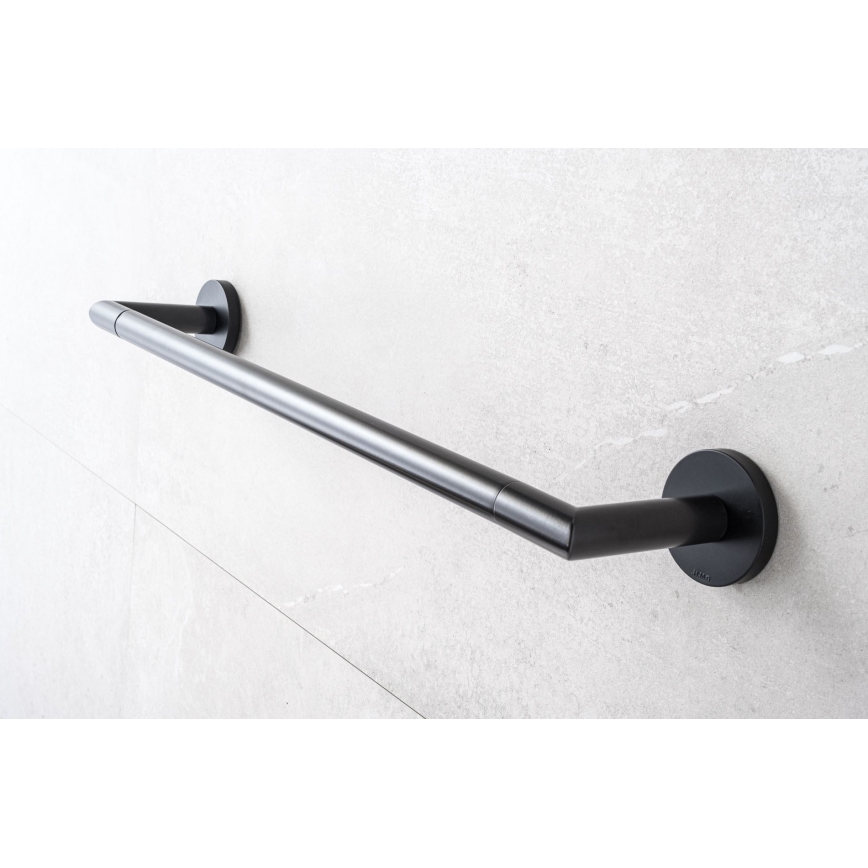 P.M.H. IN1B-R - Elektrický sušiak na uteráky INGA 17W/230V 85,9 cm IP44 pravý/čierny