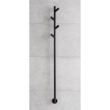 P.M.H. LS1B - Elektrický sušiak na uteráky LISA, 24 W/230 V, 170 cm, IP44, čierny