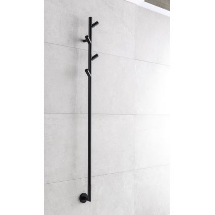 P.M.H. LS1B - Elektrický sušiak na uteráky LISA, 24 W/230 V, 170 cm, IP44, čierny