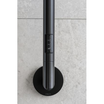 P.M.H. LS1B - Elektrický sušiak na uteráky LISA, 24 W/230 V, 170 cm, IP44, čierny