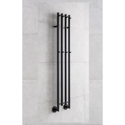 P.M.H. MO1B-R - Elektrický sušiak na uteráky MONA 93 W/230 V, 153,3 cm, IP44, čierny