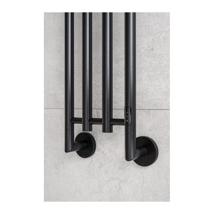 P.M.H. MO1B-R - Elektrický sušiak na uteráky MONA 93 W/230 V, 153,3 cm, IP44, čierny