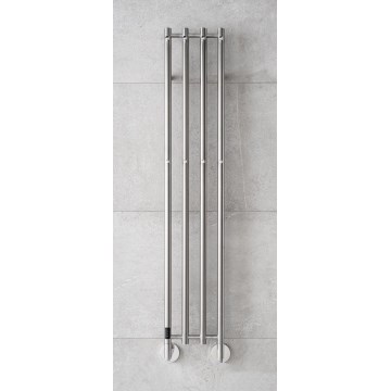 P.M.H. MO1SS-LK - Elektrický sušiak na uteráky MONA 93W/230V 153,3 cm IP44 leštená nerezová oceľ