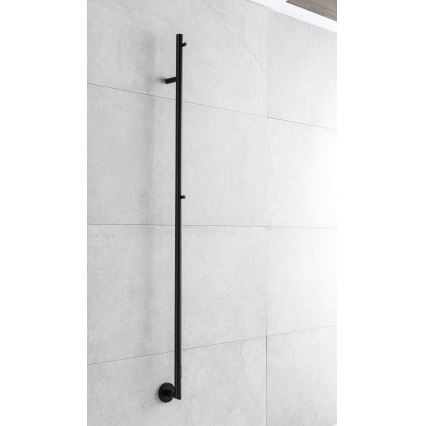 P.M.H. OL1B - Elektrický sušiak na uteráky OLE 24W/230V 170 cm IP44 čierny